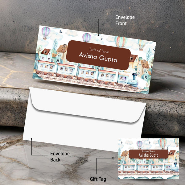 Personalised Money Envelopes - Oldtown Theme - Set of 20 - Chatterbox Labels-Envelopes