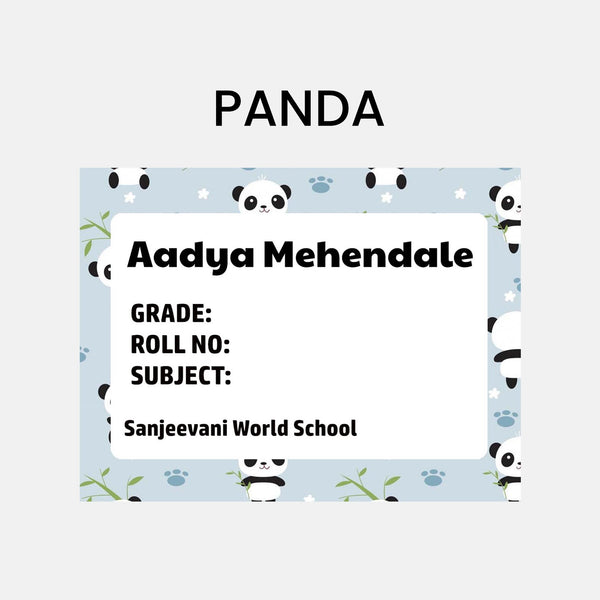 Book Labels & Stickers - ANIMALS & NATURE - Chatterbox Labels - Book Labels