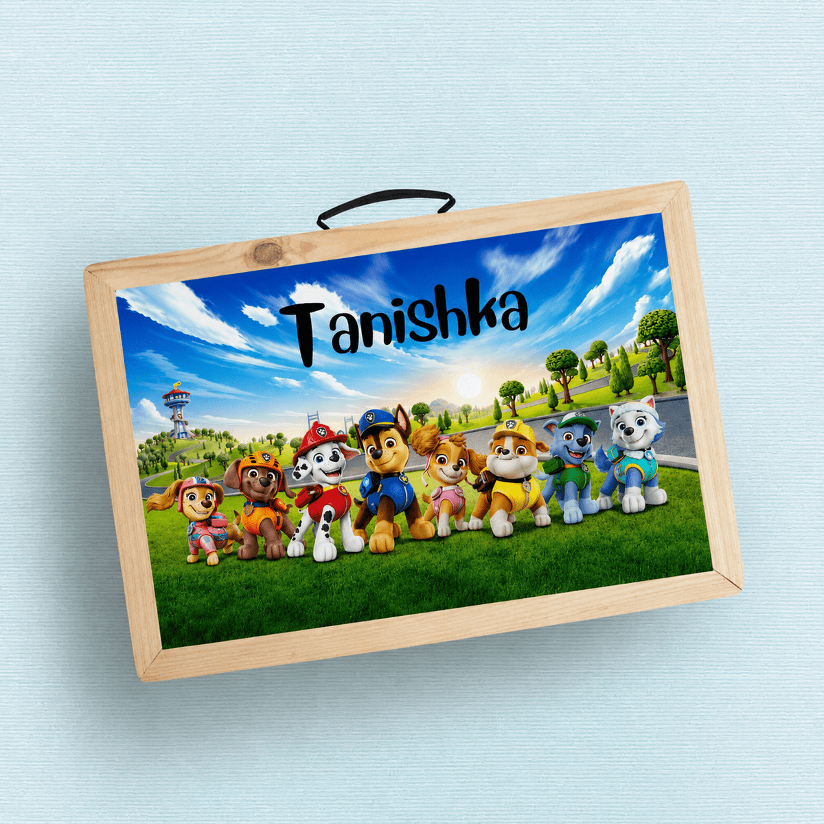 Custom Folding Desk - Paw Patrol Design - Chatterbox Labels - Folding Table