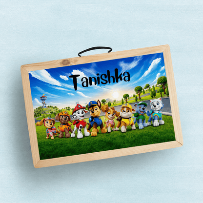 Custom Folding Desk - Paw Patrol Design - Chatterbox Labels - Folding Table