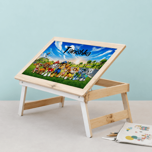 Custom Folding Desk - Paw Patrol Design - Chatterbox Labels - Folding Table