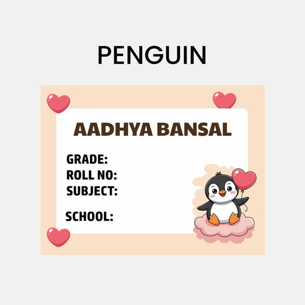 Book Labels & Stickers - ANIMALS & NATURE - Chatterbox Labels - Book Labels