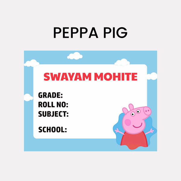 Book Labels & Stickers - CARTOON CHARACTERS - Chatterbox Labels - Book Labels