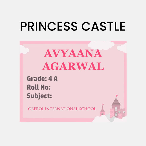 Book Labels & Stickers - GIRLS & PRINCESSES - Chatterbox Labels - Book Labels