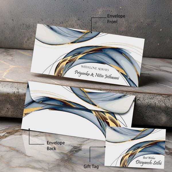 Personalised Money Envelopes - Paint Strokes Theme - Chatterbox Labels-Envelopes