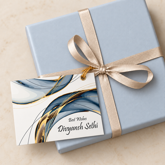 Gift tags / Gift Stickers - Paint Stroke Design