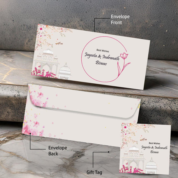Personalised Money Envelopes - Palace In Blooms - Chatterbox Labels - Envelopes