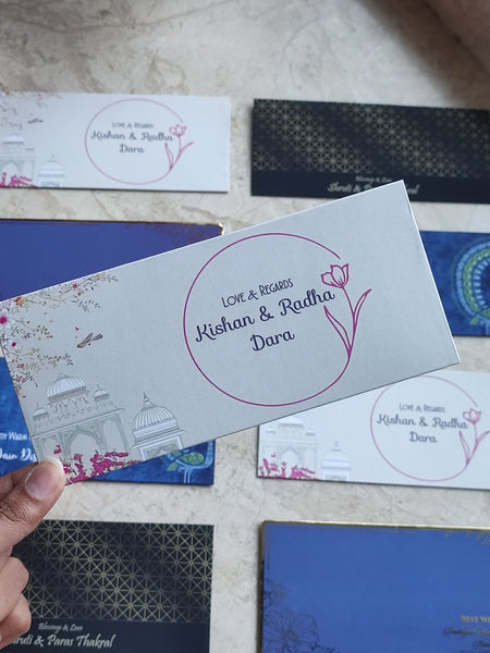 Personalised Money Envelopes - Palace In Blooms - Chatterbox Labels - Envelopes