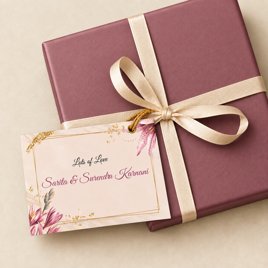 Gift tags / Gift Stickers - Peach Riviere Design