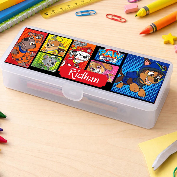 Personalised Pencil Box - Superhero Design - Chatterbox Labels - Pencil Box