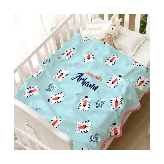 Perosnalised Cotton Blankets for Kids - Roary Dreams Design - Chatterbox Labels - Blankets