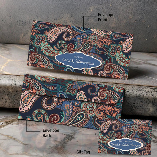 Personalised Money Envelopes - Persian Carpet Theme - Set of 20 - Chatterbox Labels - Envelopes