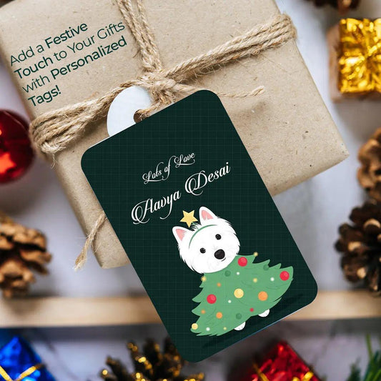 Personalised Christmas Gift Tags - Dress Me Pretty - Set of 10 - Chatterbox Labels - Gift Tags