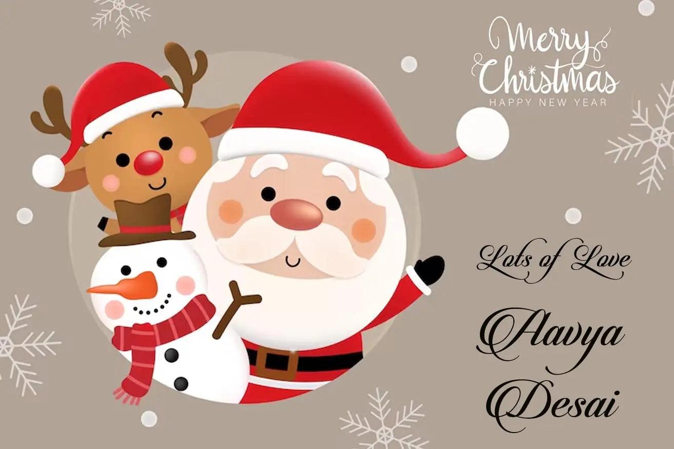 Personalised Christmas Gift Tags - Hello Santa - Set of 10 - Chatterbox Labels - Gift Tags