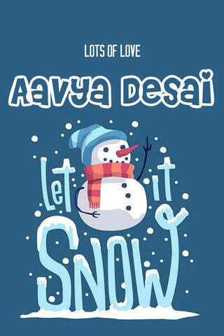 Personalised Christmas Gift Tags - Let it Snow - Set of 10 - Chatterbox Labels - Gift Tags