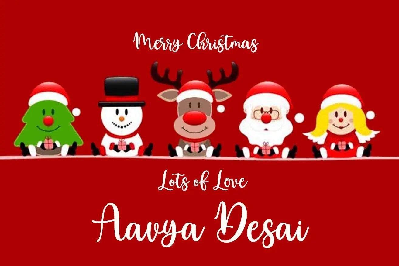 Personalised Christmas Gift Tags - Sitting on a wall - Set of 10 - Chatterbox Labels - Gift Tags