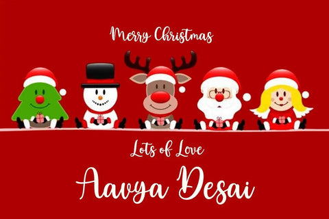 Personalised Christmas Gift Tags - Sitting on a wall - Set of 10 - Chatterbox Labels - Gift Tags