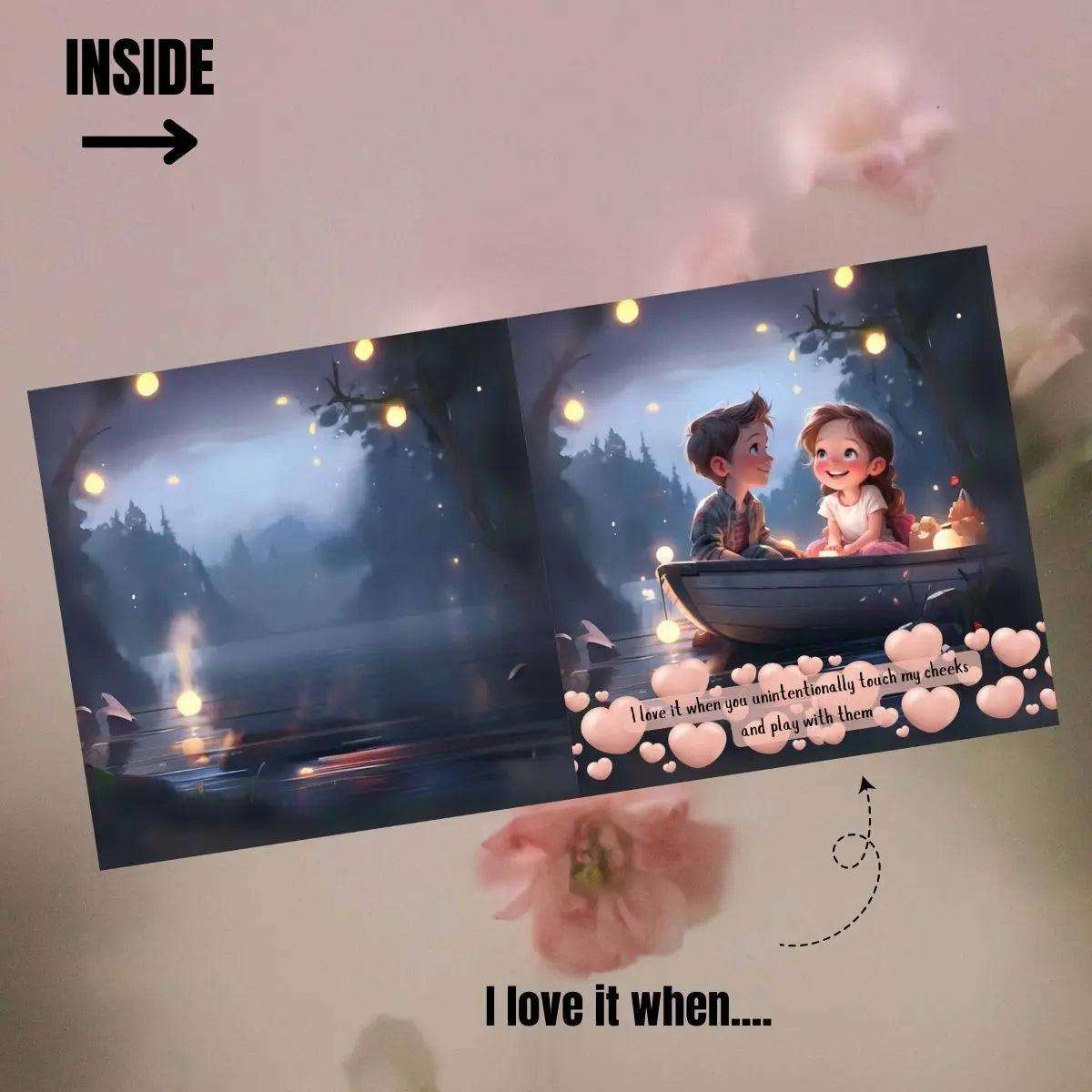 Personalised Love Book - Chatterbox Labels - Valentine's book