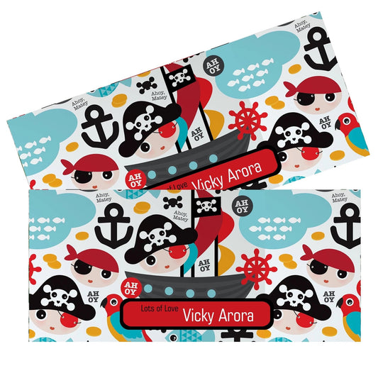 Personalised Money Envelopes - Ahoy Theme - Set of 20 - Chatterbox Labels - Envelopes