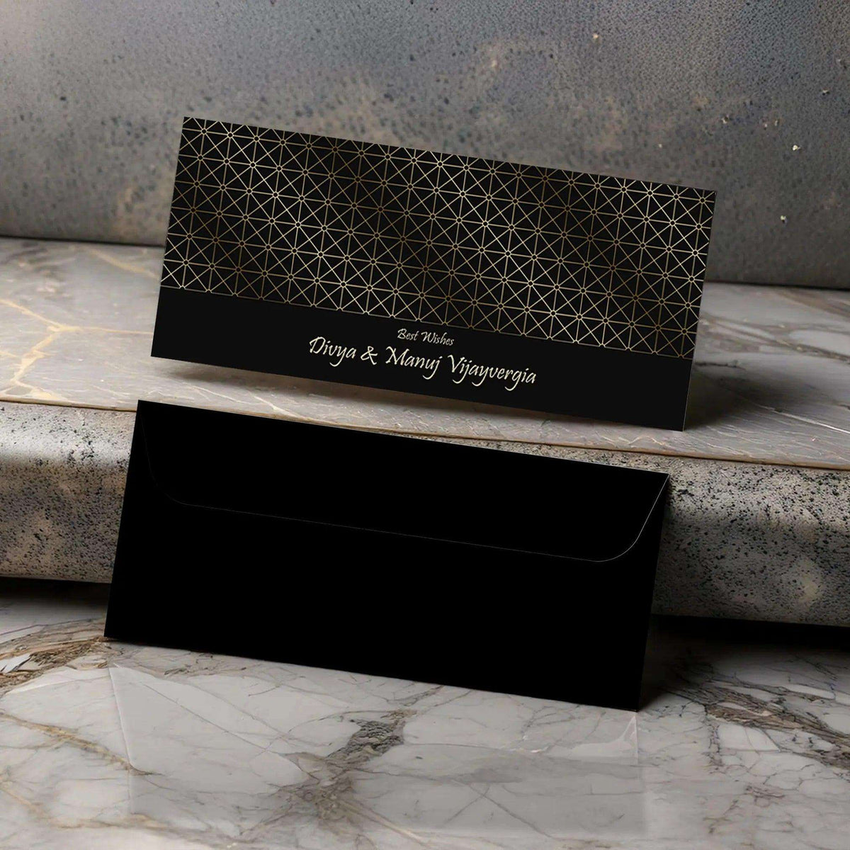 Personalised Money Envelopes - Art Deco Theme - Set of 20 - Chatterbox Labels - Envelopes