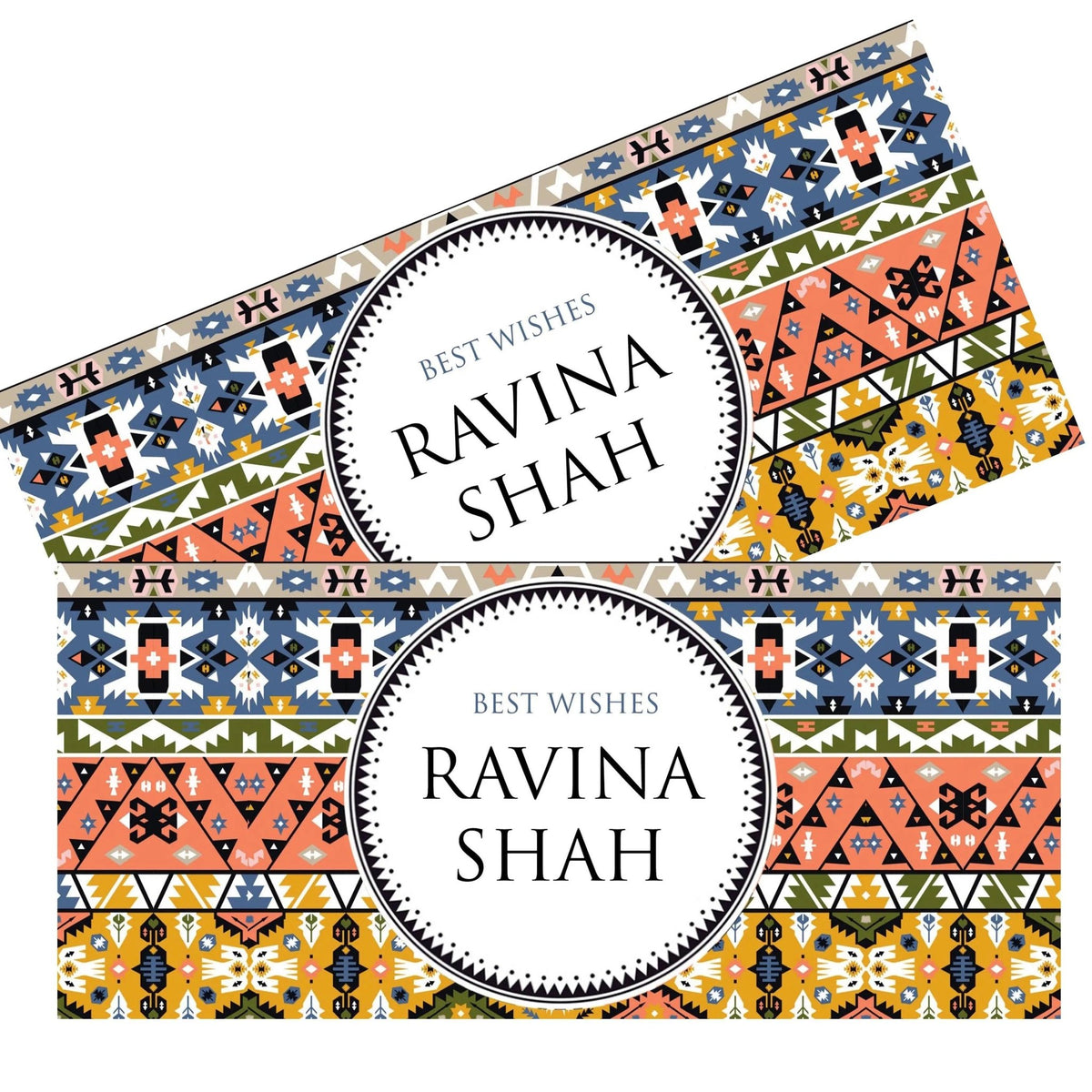 Personalised Money Envelopes - Aztec Theme - Set of 20 - Chatterbox Labels - Envelopes