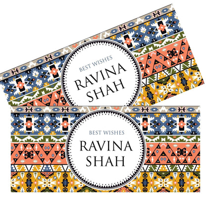 Personalised Money Envelopes - Aztec Theme - Set of 20 - Chatterbox Labels - Envelopes
