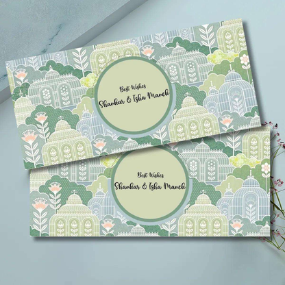 Personalised Money Envelopes - Castle Riviere - Set of 20 - Chatterbox Labels - Envelopes