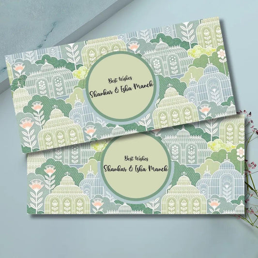 Personalised Money Envelopes - Castle Riviere - Set of 20 - Chatterbox Labels - Envelopes