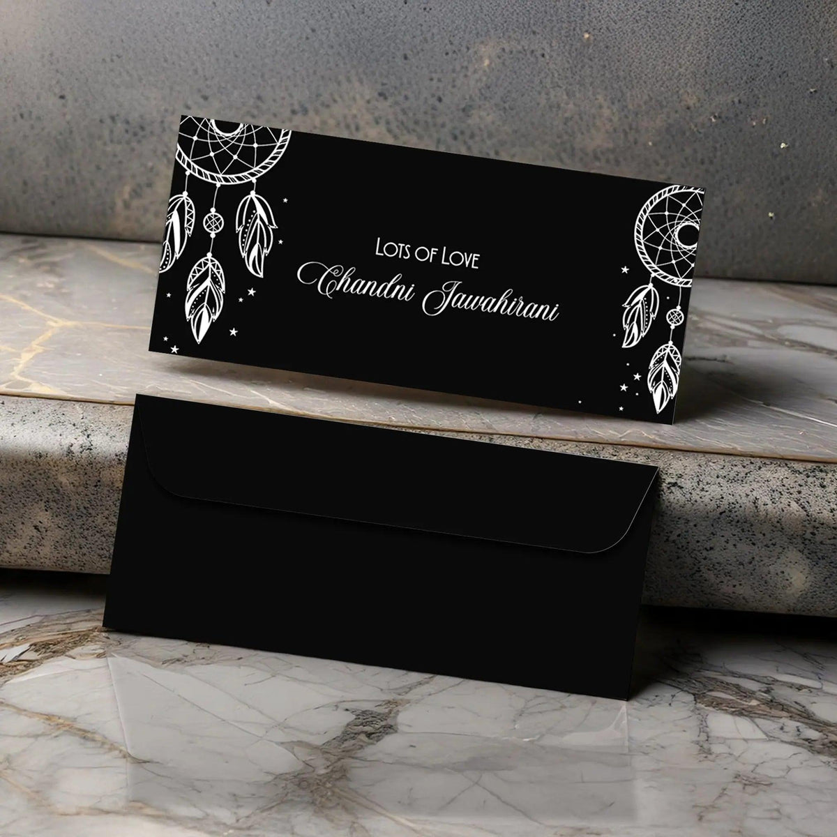 Personalised Money Envelopes - Dream Catchers Theme - Set of 20 - Chatterbox Labels - Envelopes