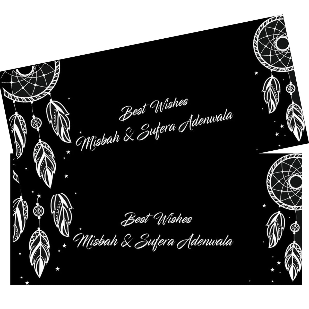 Personalised Money Envelopes - Dream Catchers Theme - Set of 20 - Chatterbox Labels - Envelopes