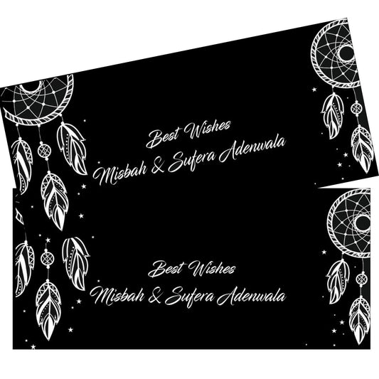 Personalised Money Envelopes - Dream Catchers Theme - Set of 20 - Chatterbox Labels - Envelopes