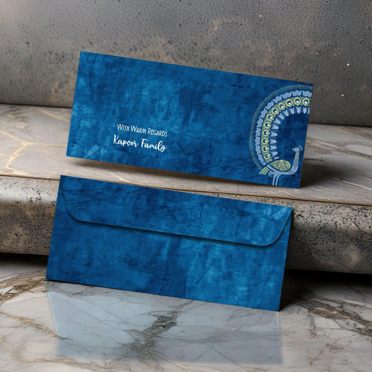 Personalised Money Envelopes - Majestic Plume - Set of 20 - Chatterbox Labels - Envelopes