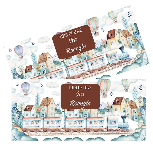Personalised Money Envelopes - Oldtown Theme - Set of 20 - Chatterbox Labels - Envelopes