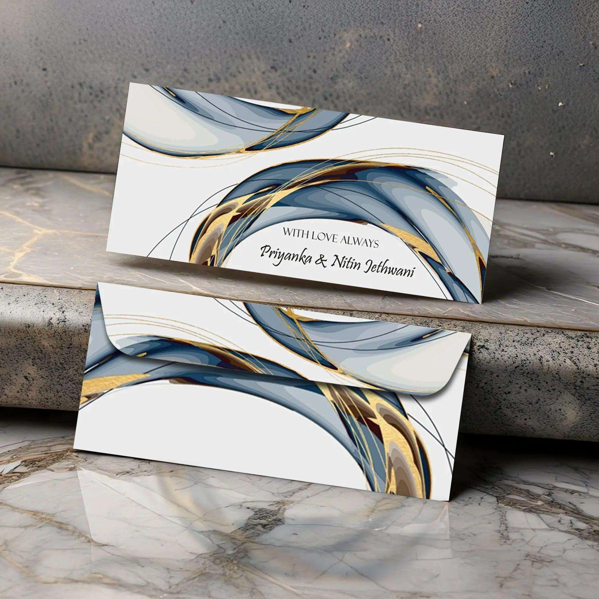 Personalised Money Envelopes - Paint Strokes Theme