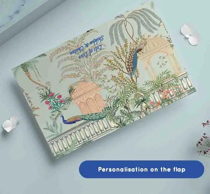 Personalised Money Envelopes - Peacock Garden Theme - Set of 20 - Chatterbox Labels - Envelopes