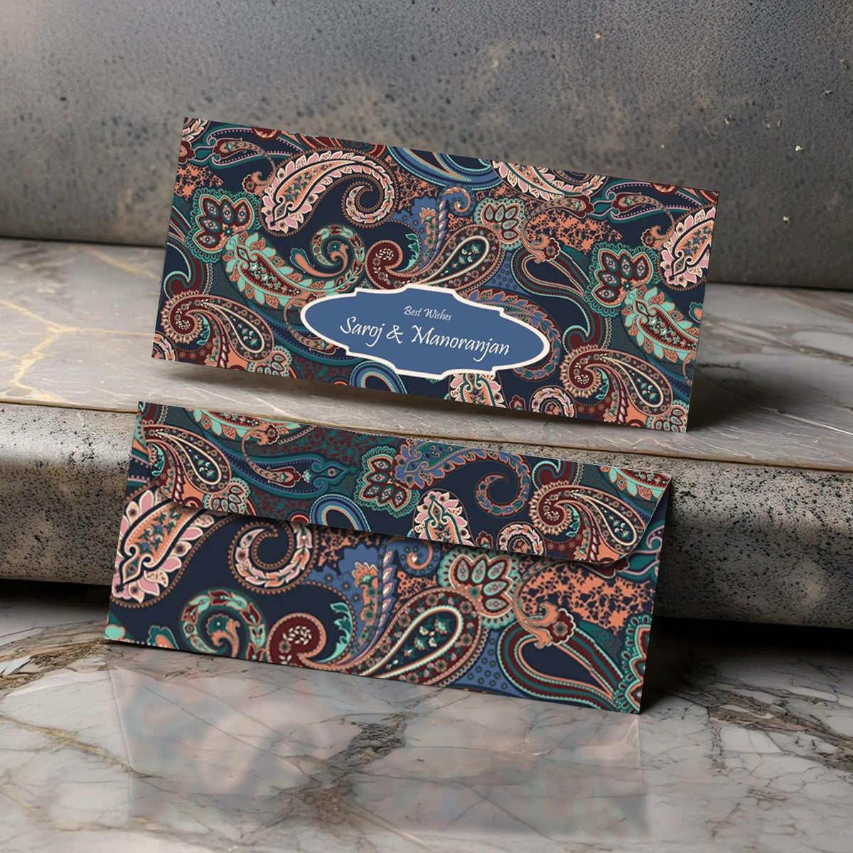 Personalised Money Envelopes - Persian Carpet Theme - Set of 20 - Chatterbox Labels - Envelopes