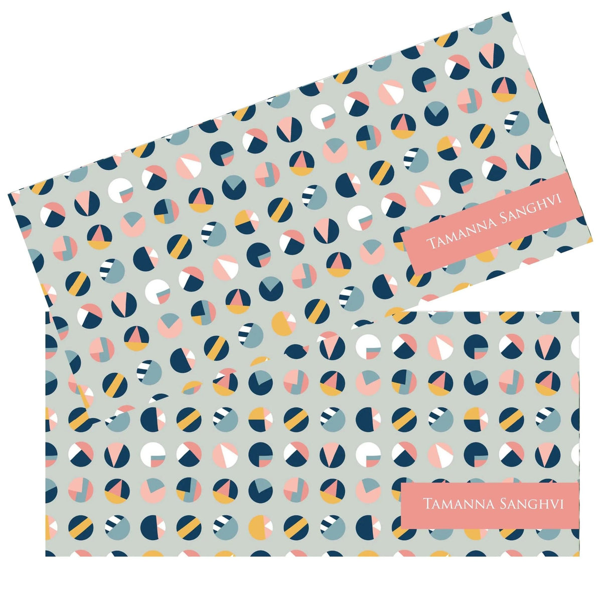 Personalised Money Envelopes - Polka Theme - Set of 20 - Chatterbox Labels - Envelopes