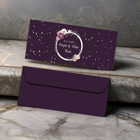 Personalised Money Envelopes - Purple Reef - Set of 20 Chatterbox Labels