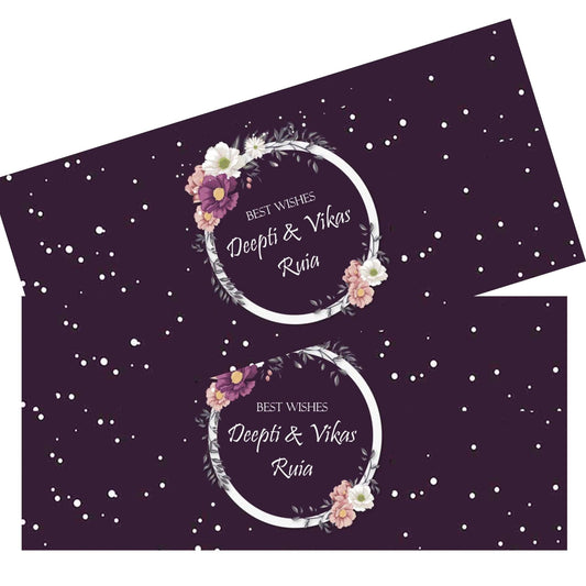 Personalised Money Envelopes - Purple Reef - Set of 20 - Chatterbox Labels - Envelopes