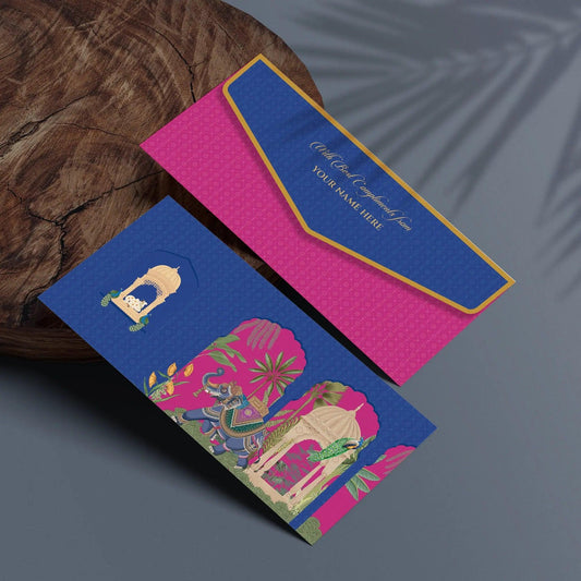 Personalised Money Envelopes - Royal Courtyard - Set of 20 - Chatterbox Labels - Envelopes