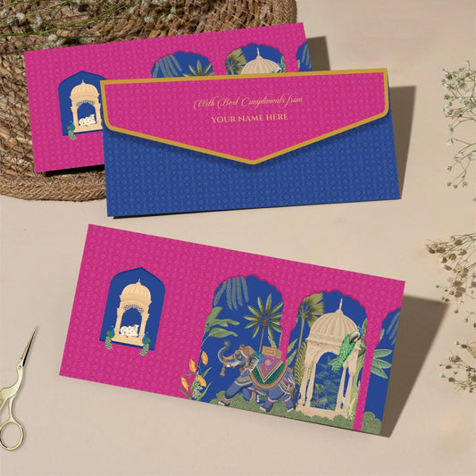 Personalised Money Envelopes - Royal Courtyard - Set of 20 - Chatterbox Labels - Envelopes