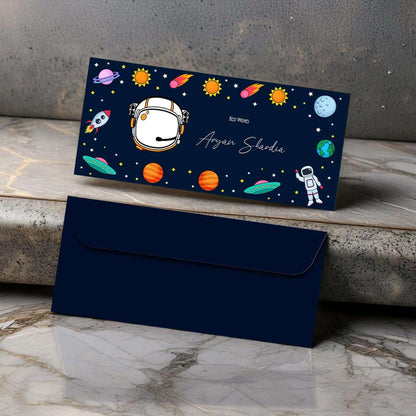 Personalised Money Envelopes - Space Theme - Set of 20 - Chatterbox Labels - Envelopes