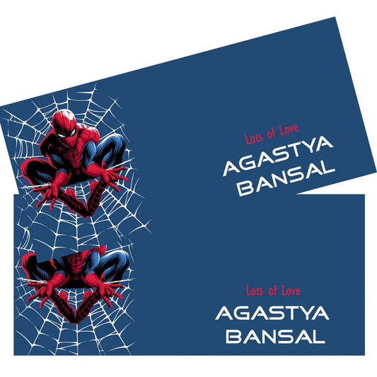 Personalised Money Envelopes - Spiderman - Set of 20 - Chatterbox Labels - Envelopes