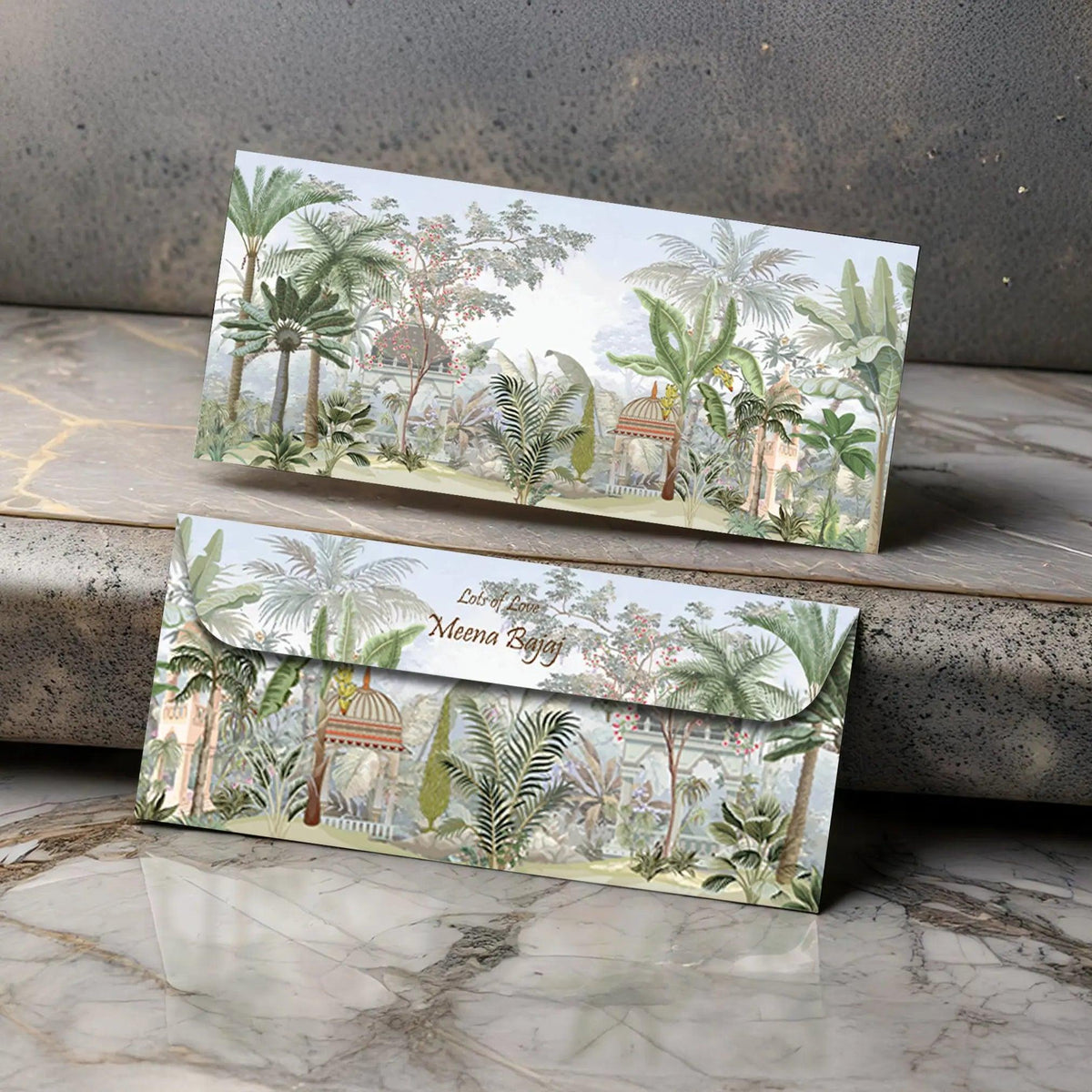Personalised Money Envelopes - Vintage Garden Theme - Set of 20 - Chatterbox Labels - Envelopes