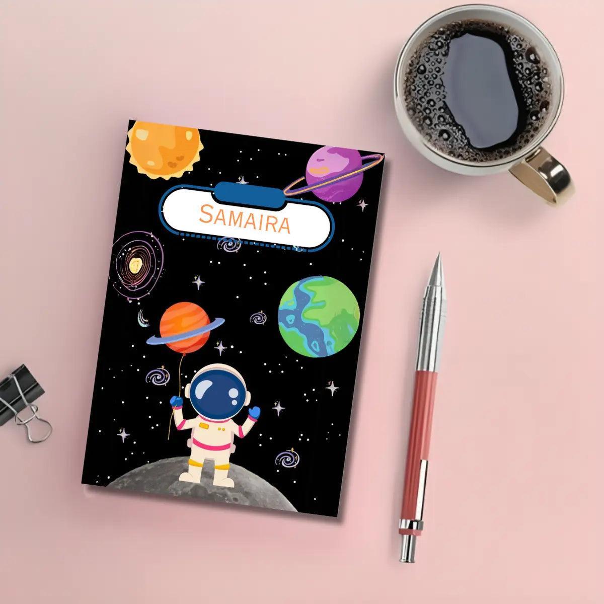 Personalised Notebook - A5 size - Cosmic Notes Chatterbox Labels