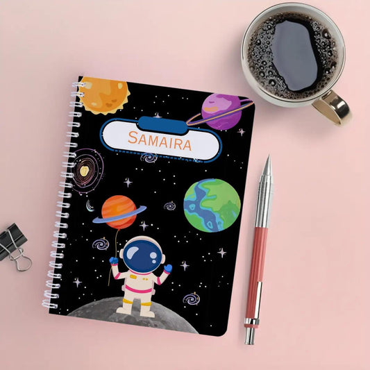 Personalised Notebook - A5 size - Cosmic Notes - Chatterbox Labels - Notebook