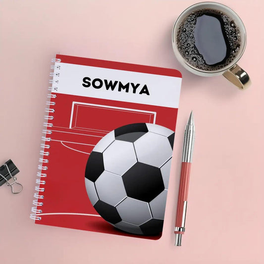 Personalised Notebook - A5 size - Game On - Chatterbox Labels - Notebook