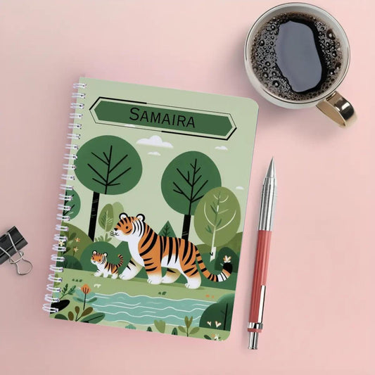 Personalised Notebook - A5 size - Paws & Pages - Chatterbox Labels - Notebook