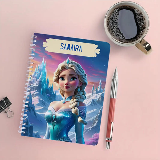 Personalised Notebook - A5 size - Winter Magic - Chatterbox Labels - Notebook