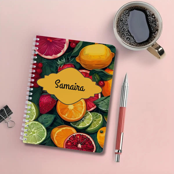 Personalised Notebook - A5 size - Zesty Notes Chatterbox Labels